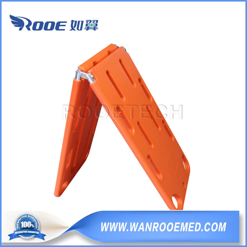 2 Folding Water Rescue PE Plastic Spine Board Stretcher with Cheap Price