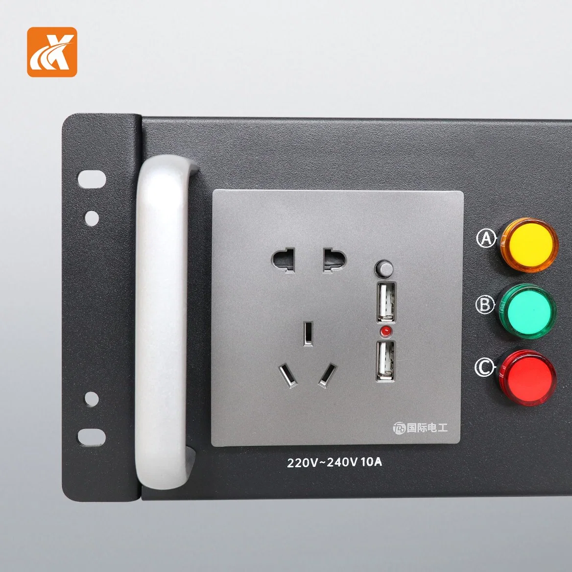 Model Ztx-G12 Through Box 100-200V 50-60Hz a. B. C Three-Phase Work Indicator Stage Light Stand 100-200V 50-60Hz