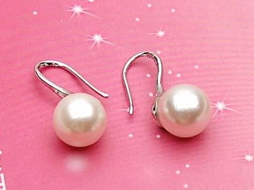 Fashion Pearly Jewelry Earrings Crystal Earrings with Big Ring Design