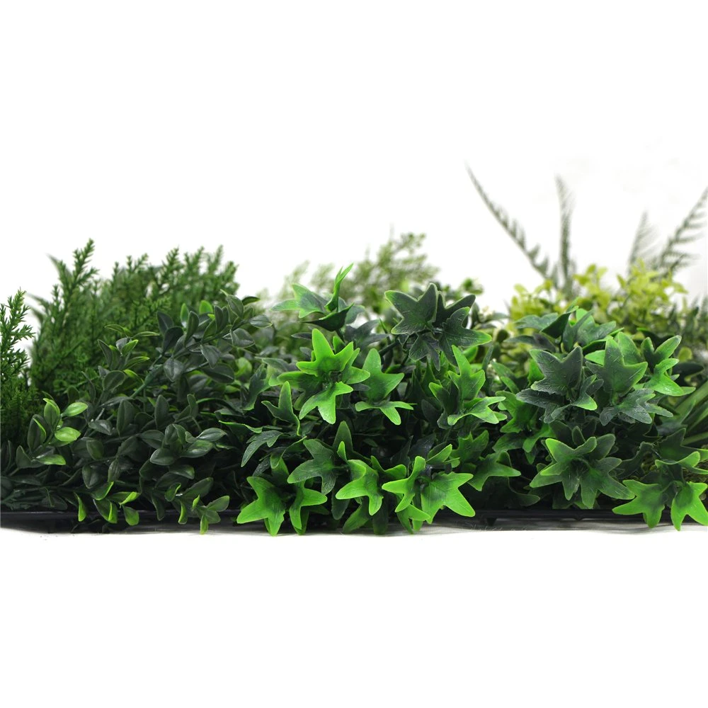 Customized Landscape Artificial Vertical Green Plant Wall Panel for Market Decor