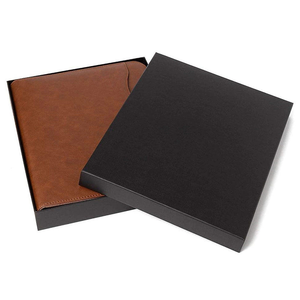 Office Supplies A4 Organizer PU Folding Bag Faux Leather Binder File Folders Portfolio