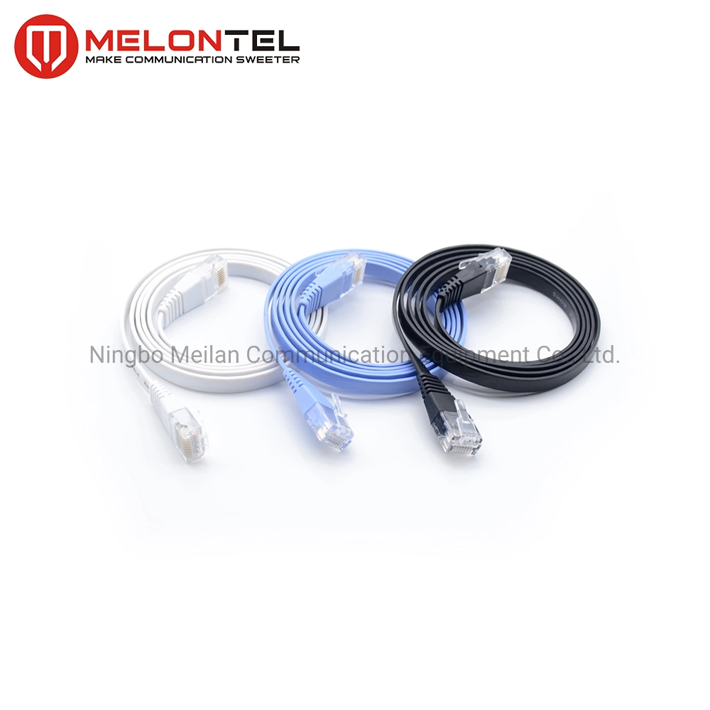 Cat. 5e Cat. 6 Ethernet Flat Cable RJ45 Connector LAN Cable