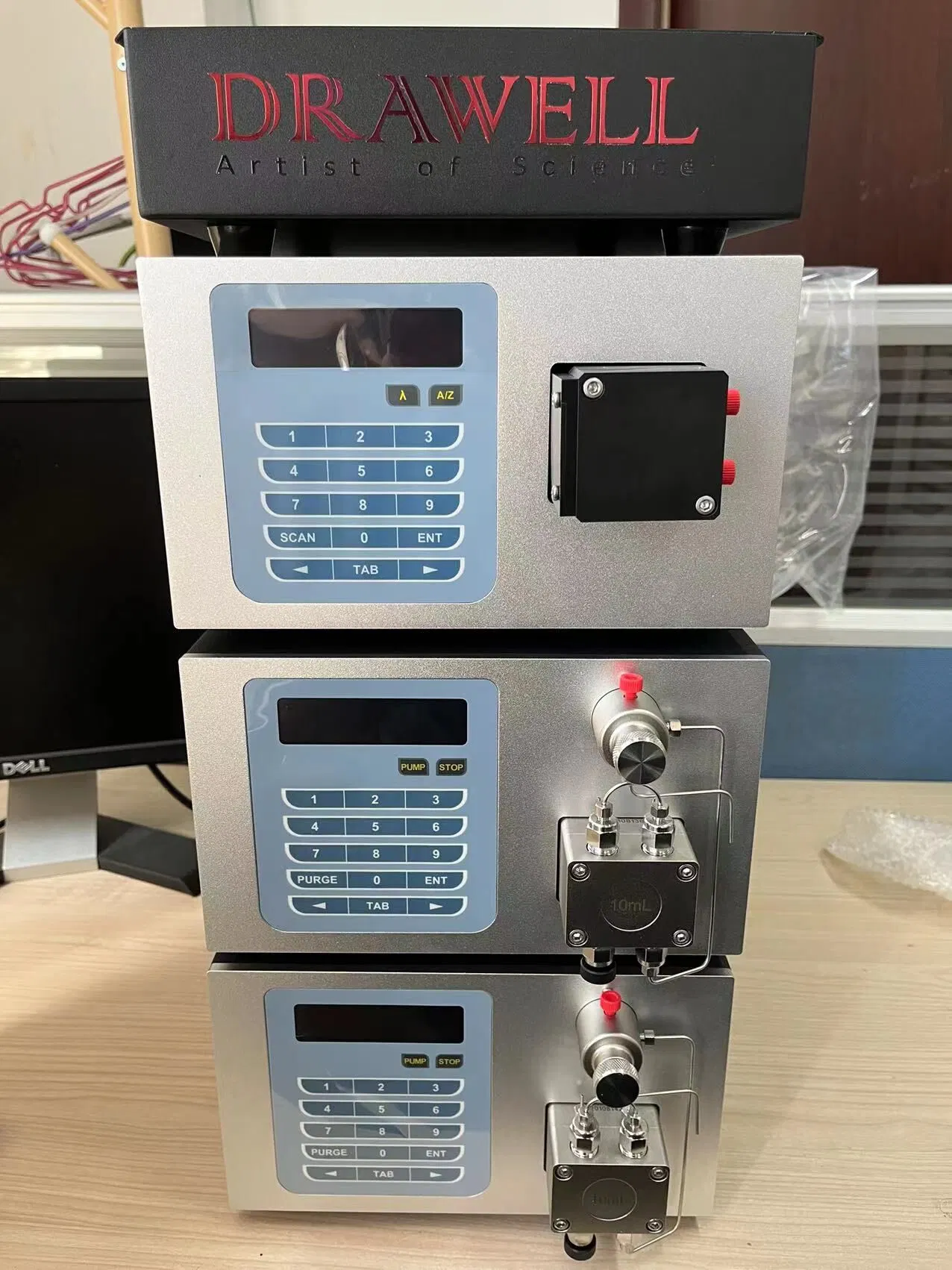 Drawwell China HPLC مختبر أدوية اللكروماتوغراف السائل عالي الأداء HPLC جهاز القياس