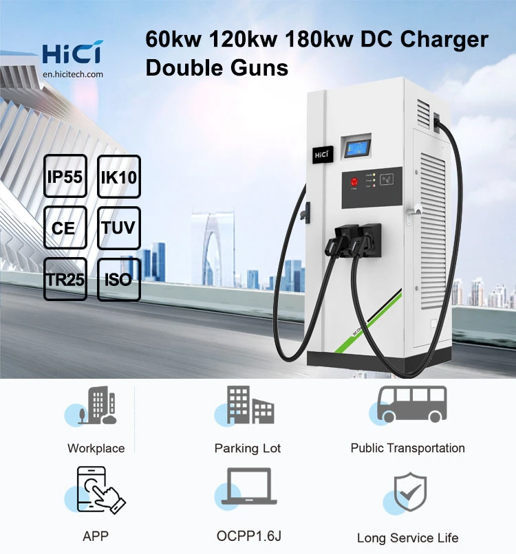 Estação de carregamento de veículos elétricos (EV) de pistolas duplas de 360 kW CCS1 CCS2 CHAdeMO