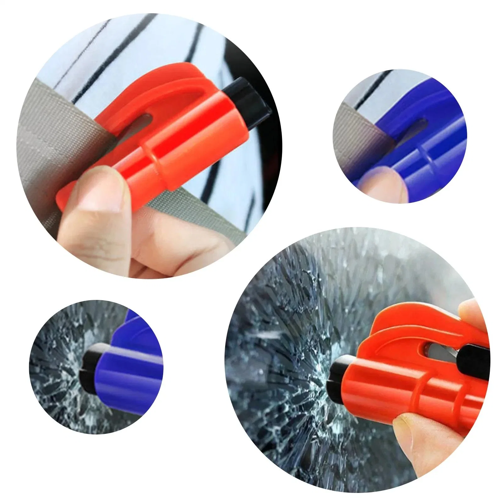 3 in 1 Emergency Mini Safety Hammer Auto Car Window Glass Breaker Seat Belt Rescue Hammer Emergency Accident Escape Tool