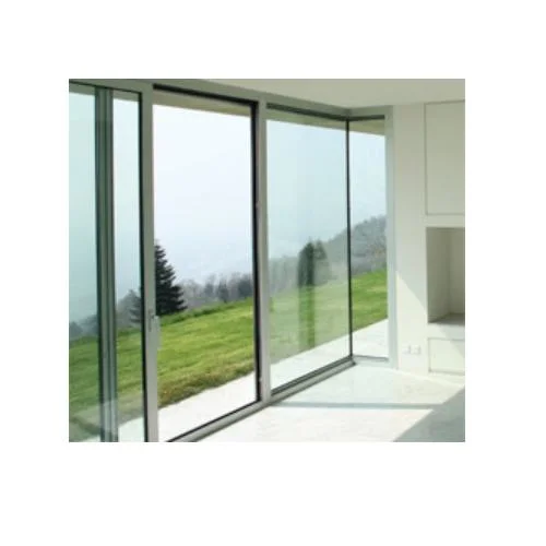 UPVC Shutter Window Pure White Color with Glass Outside Windows and Doors