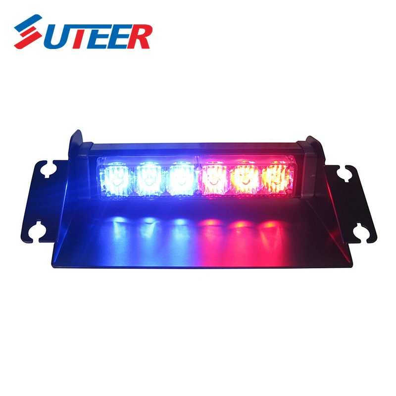 Red Blue Police Car LED Strobe Flashing Interior Windshield Light (VL16T)