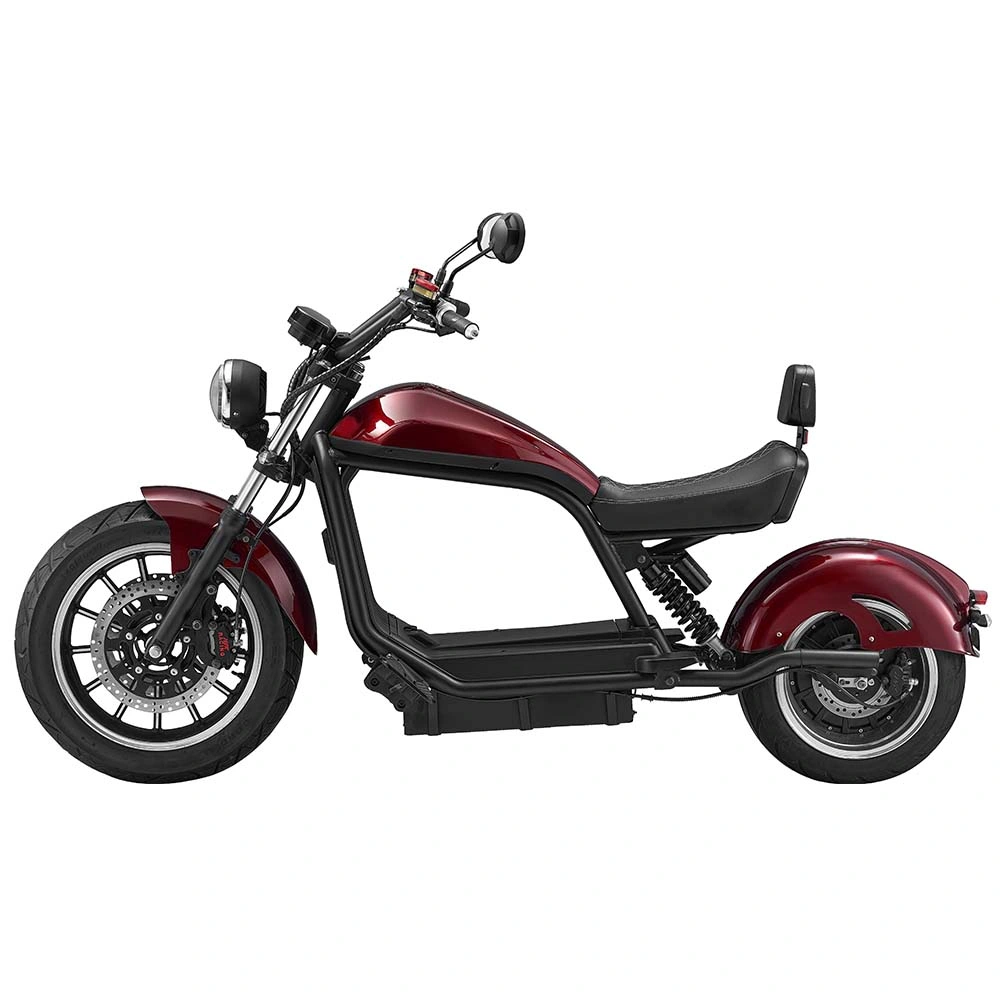 Big Seat Two Wheel 3000W Adults Electric Motorcycle