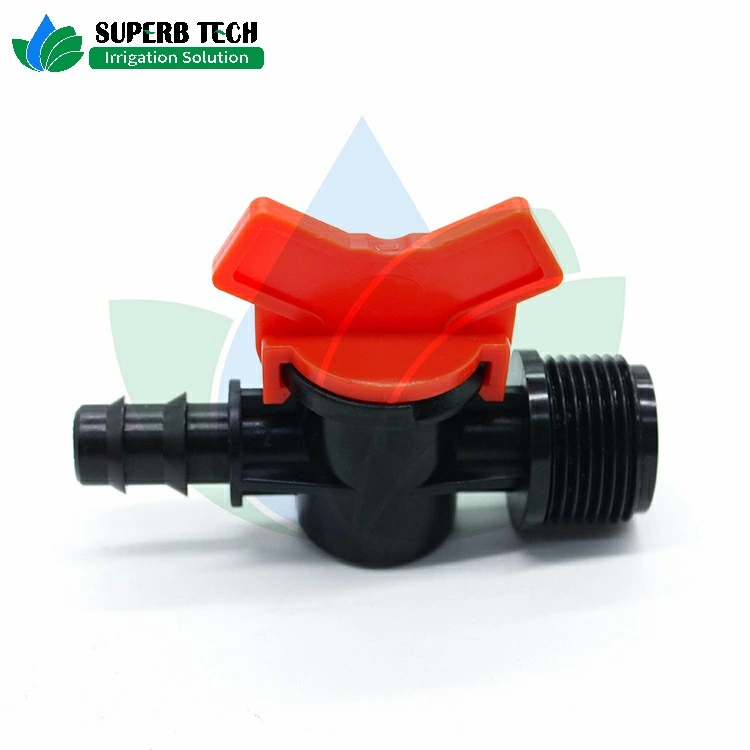 Male Thread Barb Mini Valve for Farm Irrigation Watering Pipeline