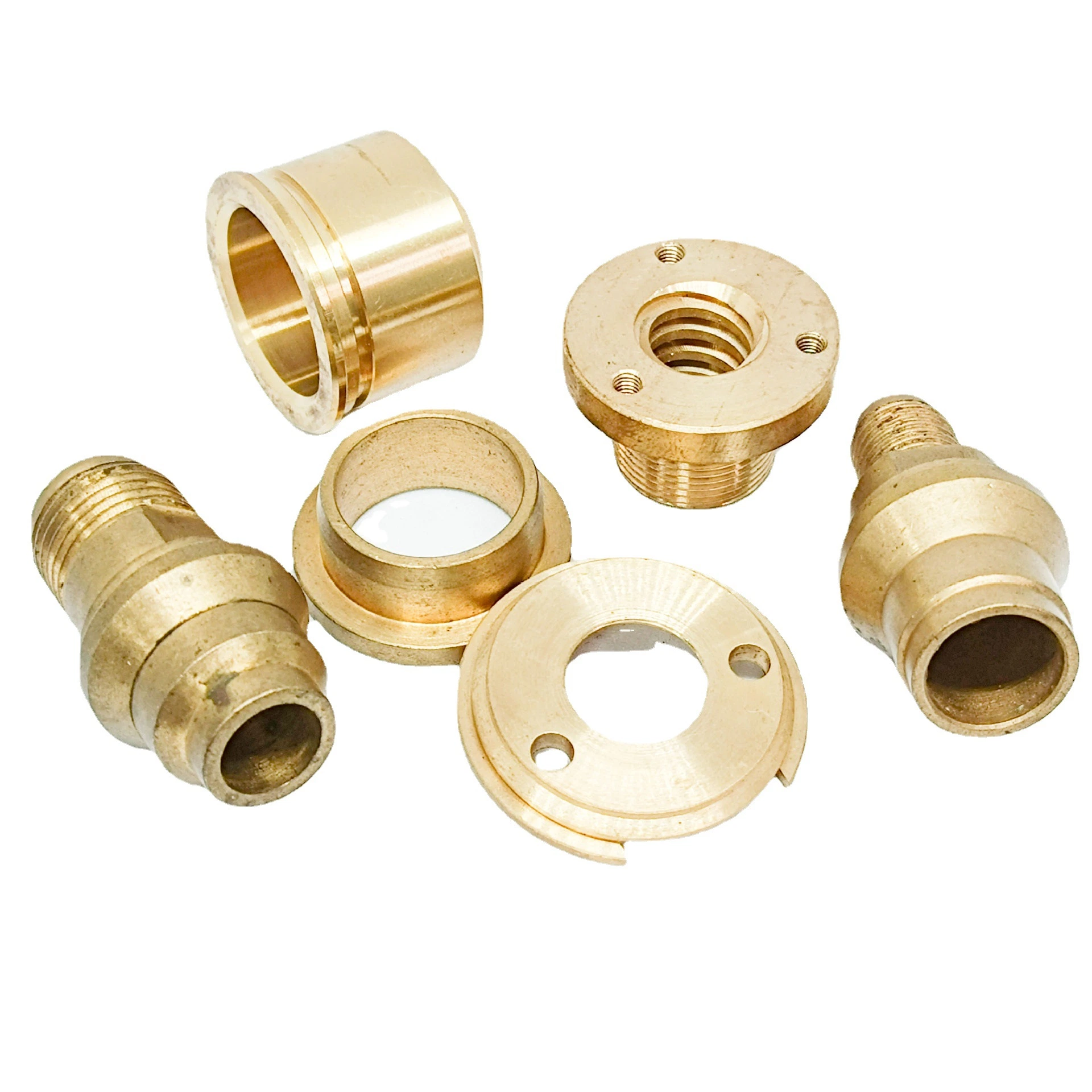 Customized Precision Brass Metal CNC Machining Communication Equipment Parts