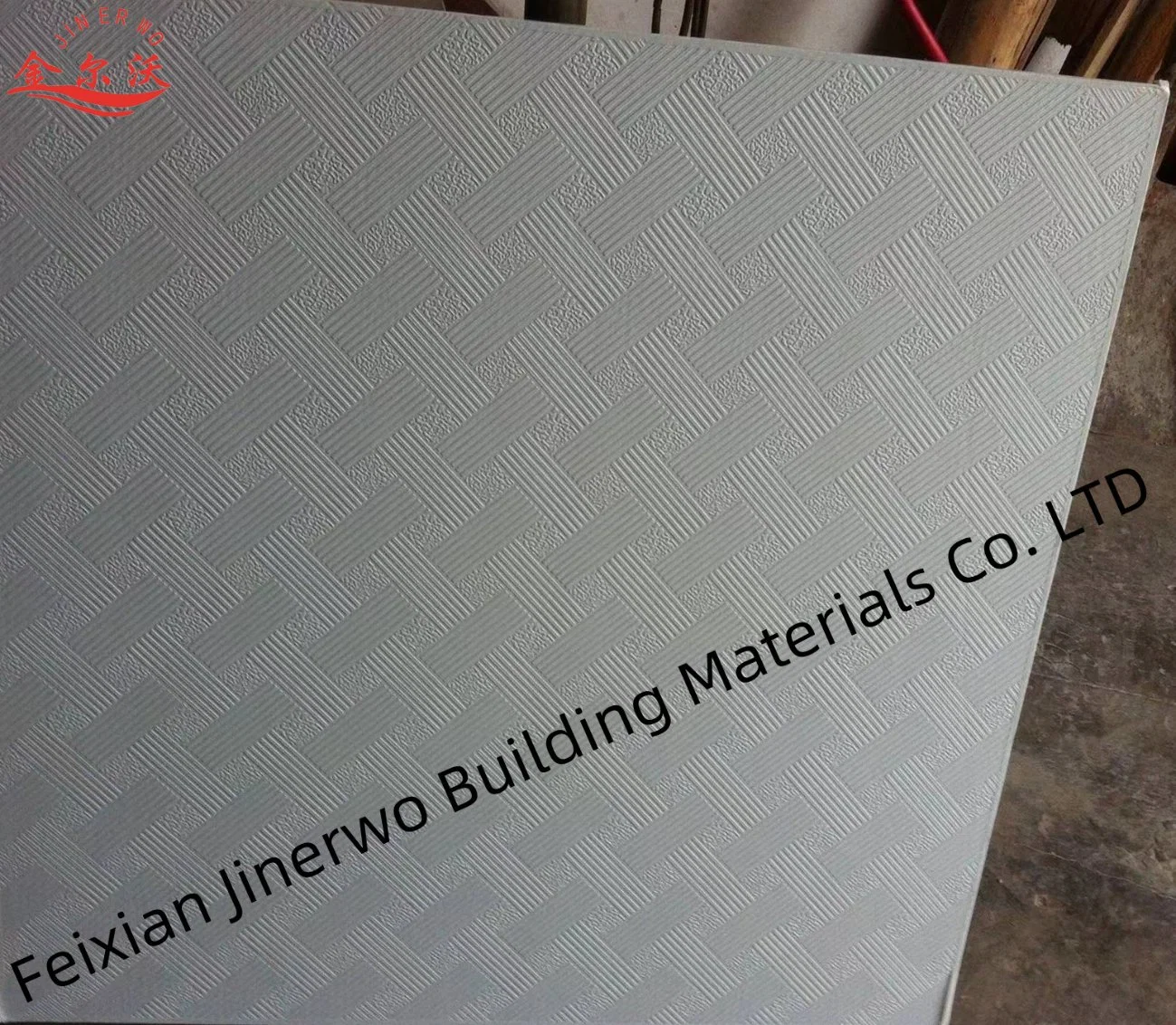 595*595mm/603X603mm Ceiling Tiles Drywall Partition Materials Ceiling System Gypsum Plasterboard