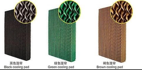 5090 7090 Honeycomb Cardboard Kind Wet Curtain Industrial Evaporative Cooling Pad