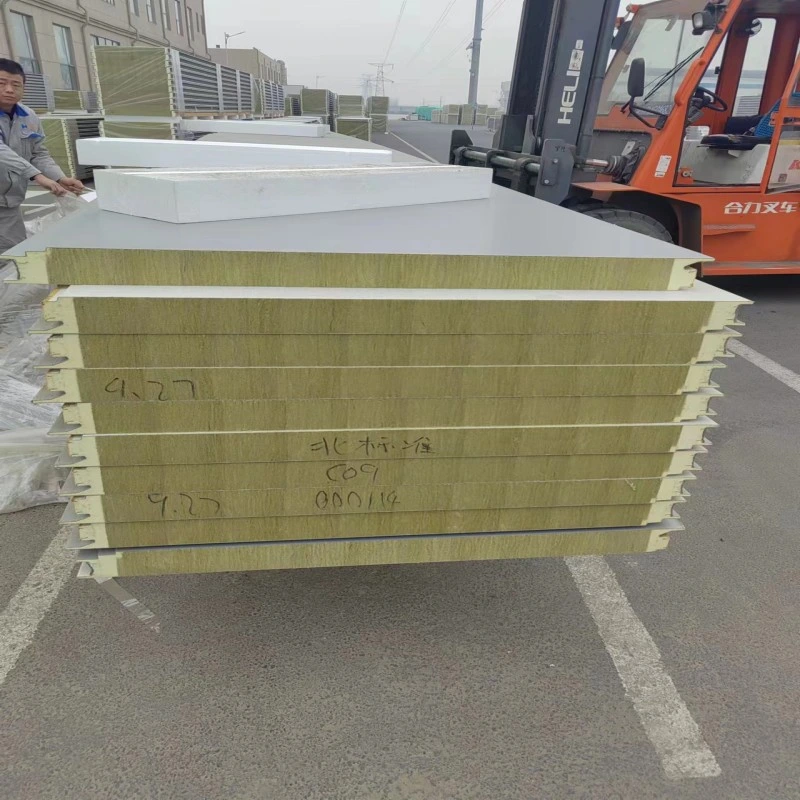 Factory Direct EPS/PU/PIR/Rockwool/Polyurethane/Glasswool Color Steel Sandwich Panel for Warehouse/Workshop/Cold Store Room/Cleanroom/Laboratory