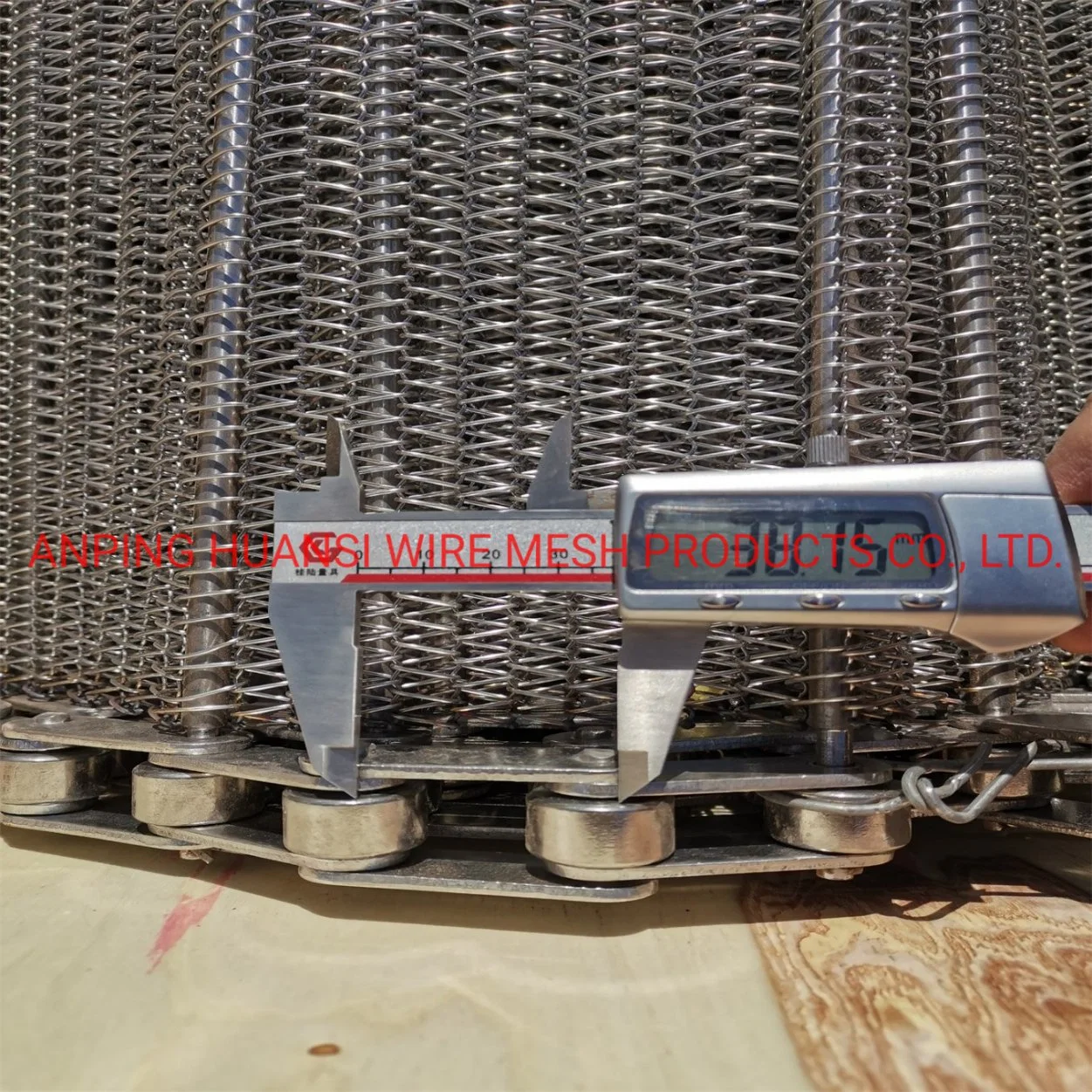 Stainless Steel Flexible Conveyor Belt/Metal Mesh Belting/Wire Mesh Conveyor Belt