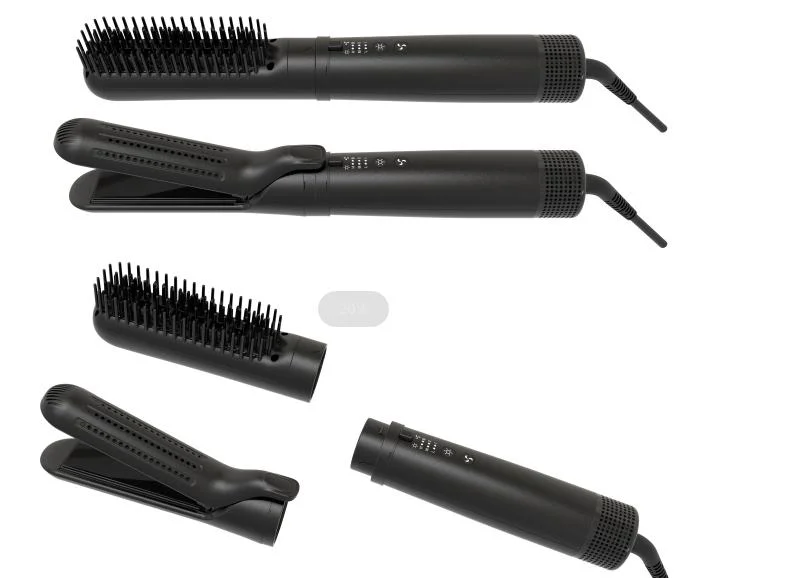 OEM Custom Interchangeable Blow Air Hair Tool Set, 2 in 1styling Tool Plate and Air Brush Parts