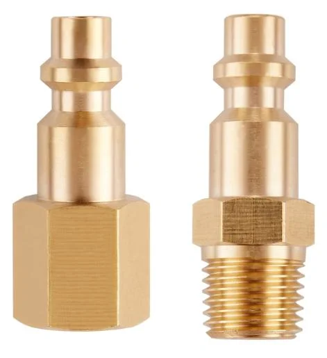 1/4 Inch NPT Quick Connect Air Fitting Brass Female Air Coupler Plug