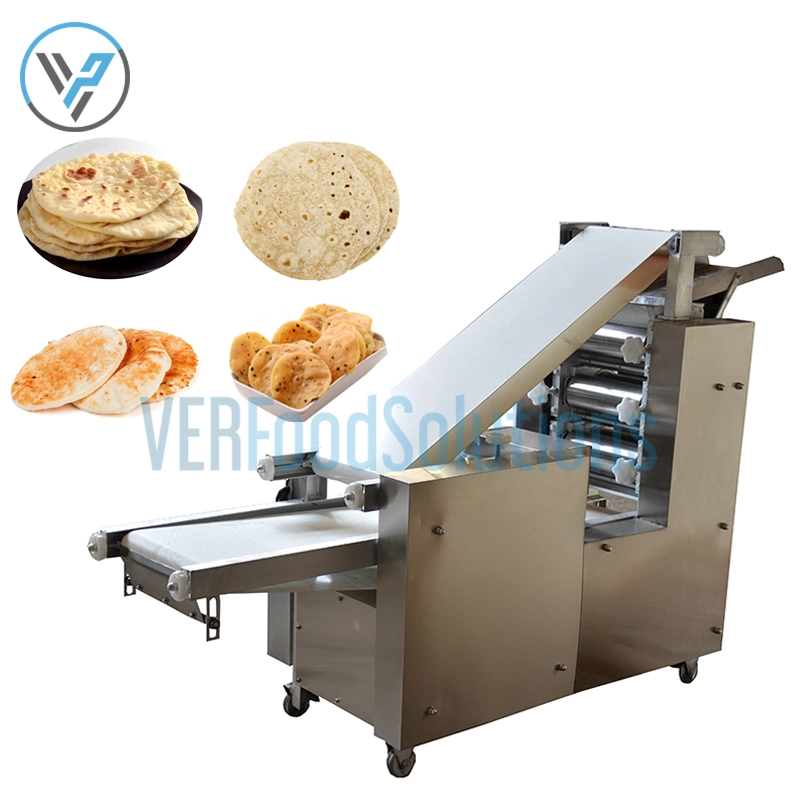 Machine à pain Chapati automatique de tortilla à tension personnalisée Pita Pizza Roti Pour la boulangerie