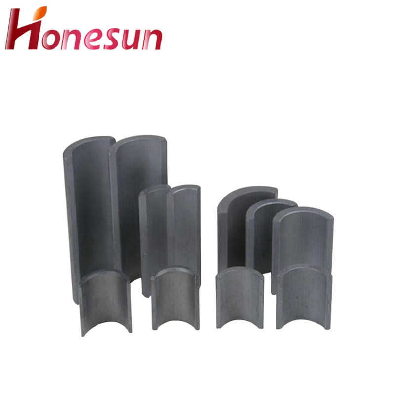 Customized Strontium Ferrite Arc Magnet for Industrial Motors