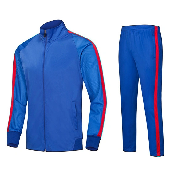 Wholesale/Supplier Club Training Football Jacket Top High quality/High cost performance  Full Zipper Tracksuits Soccer