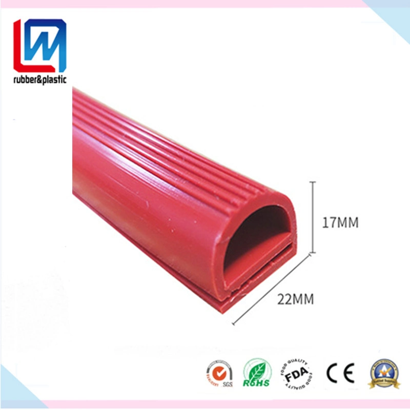 E-Shape Solid Silicone Rubber Weatherstrip Sealing for equipment Machinery