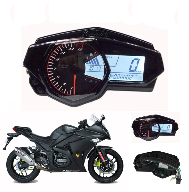 15000 RMP Motorcycle LCD Meter Speedómetro para YAMAHA YZF R3 Indicador de aceite