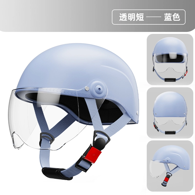 High quality/High cost performance and Inexpensive Multiple Colour Electric Motorcycle Helmet Men and Women Summer Sunscreen Battery Car Lightweight Factory Wholesale/Supplier Safety Helmet