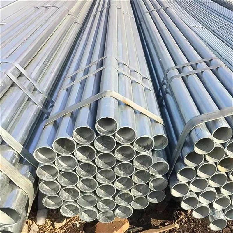 Galvanized Steel Pipe Scaffolding Round Hot Dipped Gi Galvan Steel Pipe for Building ASTM Pre Galvanized Steel Pipe