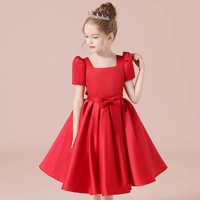 Wholesale/Supplier Elegant Adjustable Girls Party Dress Girls Wedding Birthday Party Dress