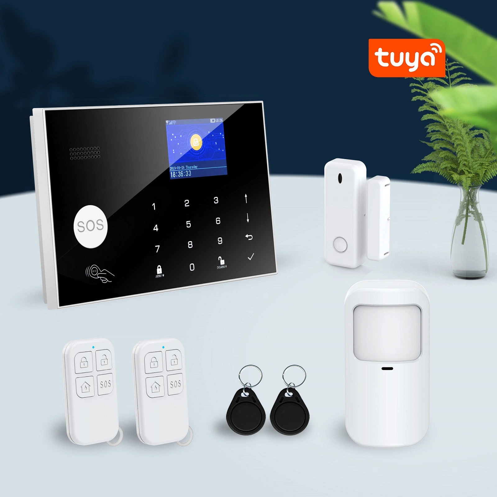 100 Wireless Zones Alarm Security System with PSTN GSM Dual Network