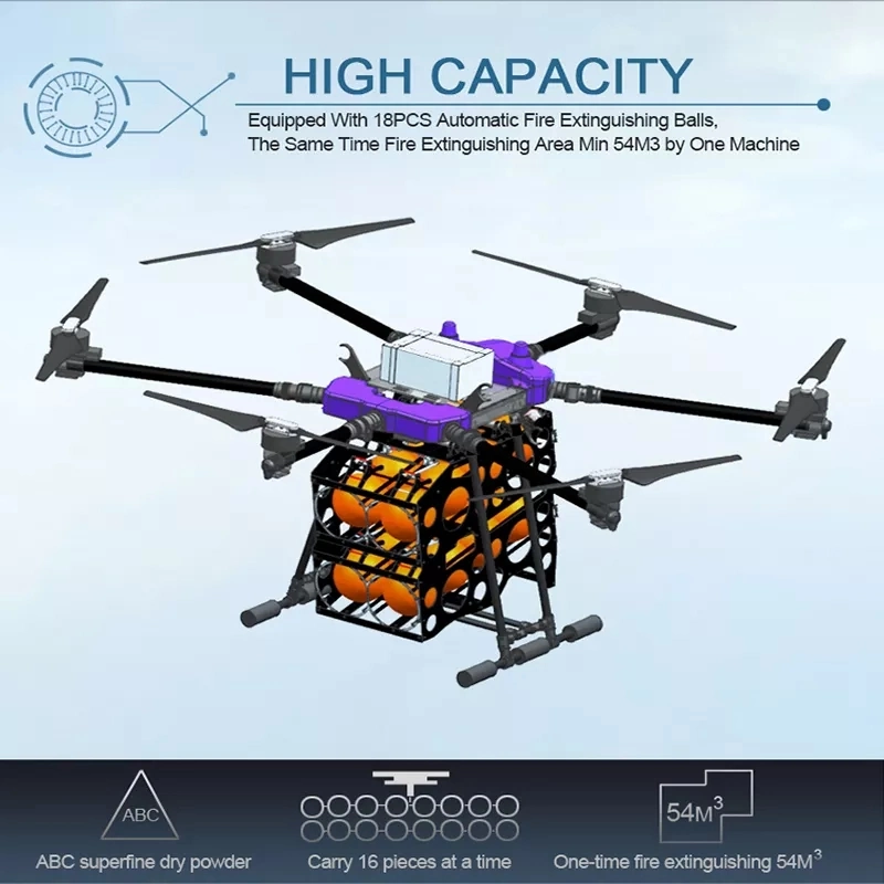 T-drones M690b Multi-rotors protection contre les incendies détection inspection électrique meilleure Drone thermique