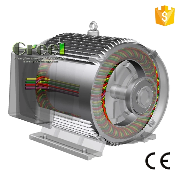 17kw 3 Phase AC Low Speed/Rpm Synchronous Permanent Magnet Generator, Wind/Water/Hydro Power