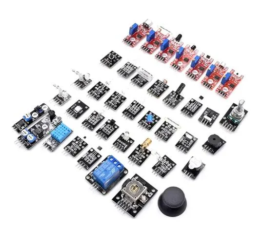 Módulo Electrónico 37 en 1 Kit de Aprendizaje de Módulos de Sensores para Arduino Kit de Inicio