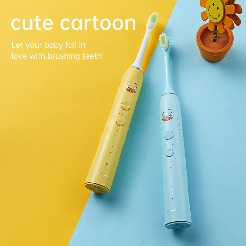 El Blanqueamiento de sónico recargable cepillo suave silencio automático Smart Kids Toothbrusht eléctrico