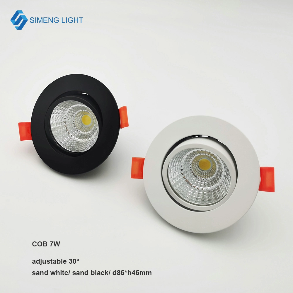 Moderne neue No Main Light COB Spotlight Ultra Anti Glare Spot-IT Einbauleuchte aus Aluminium mit Spot-IT-Beleuchtung für Innenräume