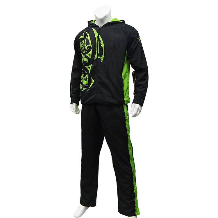 Design Your Own Tracksuit Custom Sport Jackets Zipper Tracksuit Soccer Set