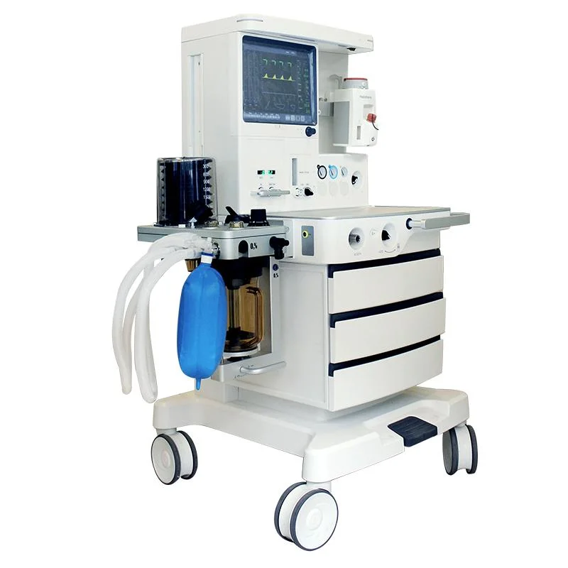 S6200 Anasthesia Equipment Superstar Anesthesia Machine with 2 Vaporizers Agss