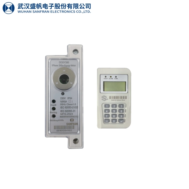 Sts Keypad Prepaid Single Phase Electricity Energy Meter