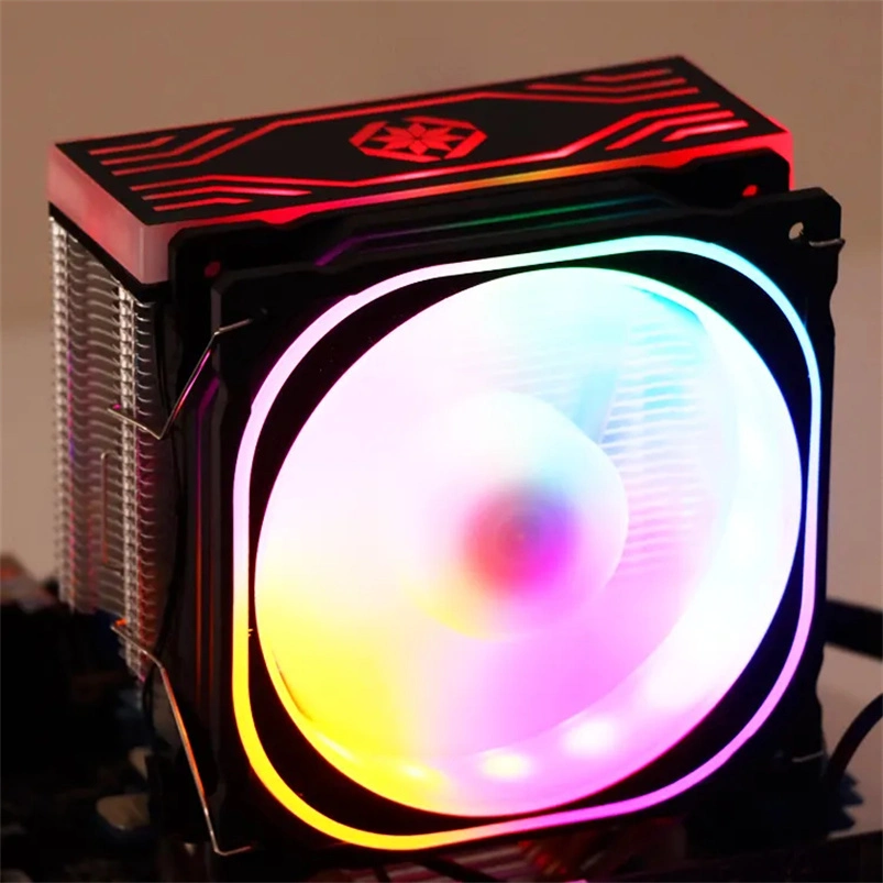 Factory Copper Tubes RGB CPU Cooling Fan for Intel or AMD