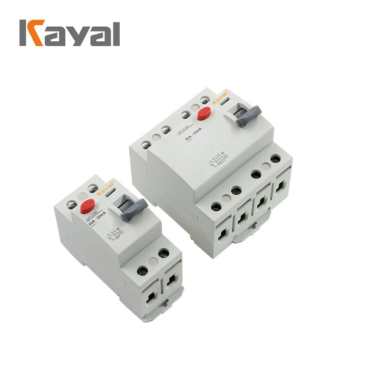 Free Sample! 6ka 40A ELCB, RCD, RCBO RCCB