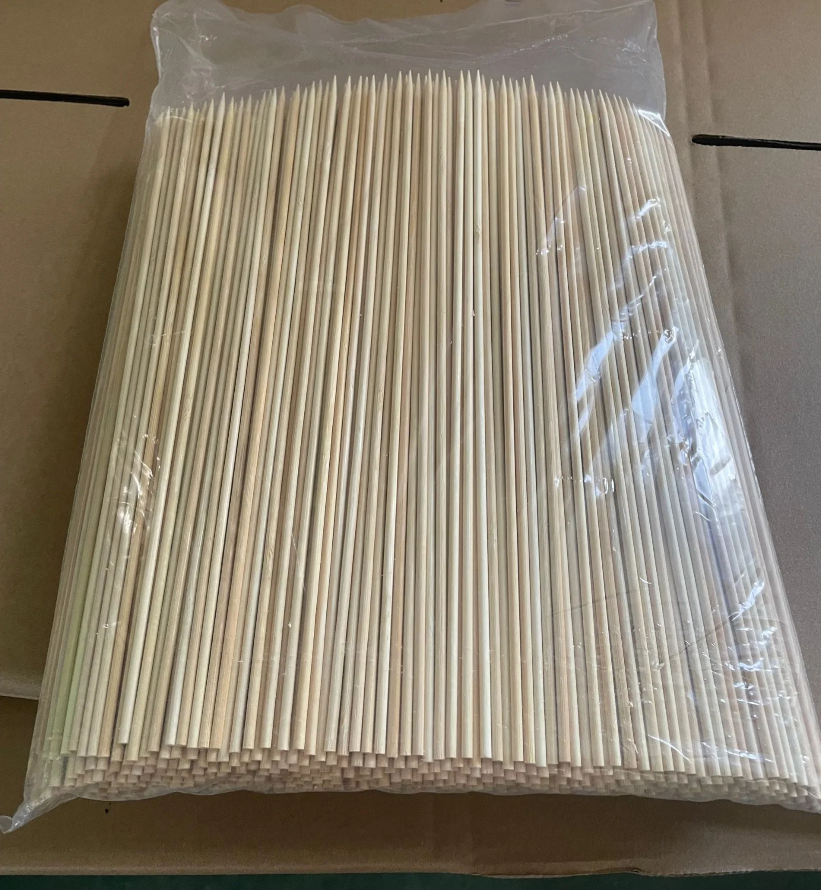 Food-Contact Grade High quality/High cost performance  Eco-Friendly Biodegradable Disposable Natural Bamboo Skewers Bamboo Stick BBQ Skewers