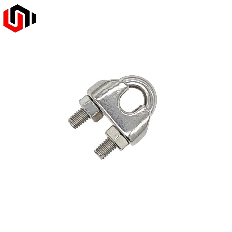 Manufacture Drop Forged Wire Rope Clip DIN741 Rigging Stainless Steel