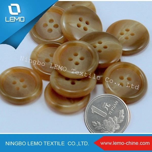 2holes Imitation Horn Resin/Polyester Button