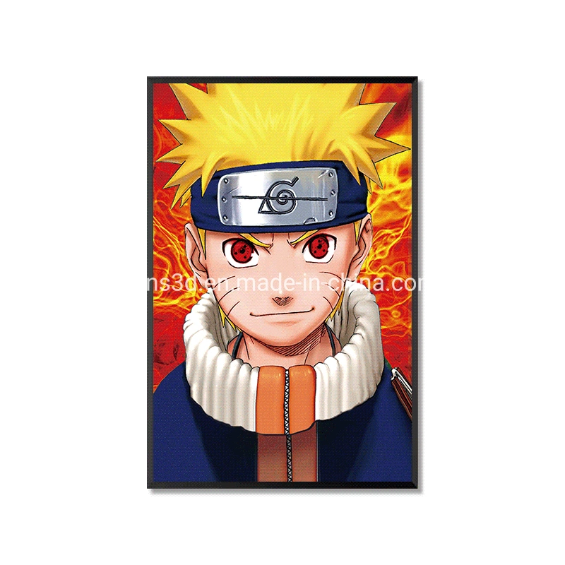 preço de fábrica Lenticular Anime 3D Cartaz