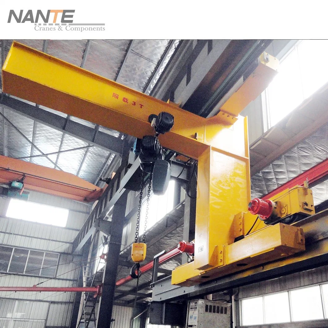 Wall-Traveling Jib Crane with Electric Chain Hoist