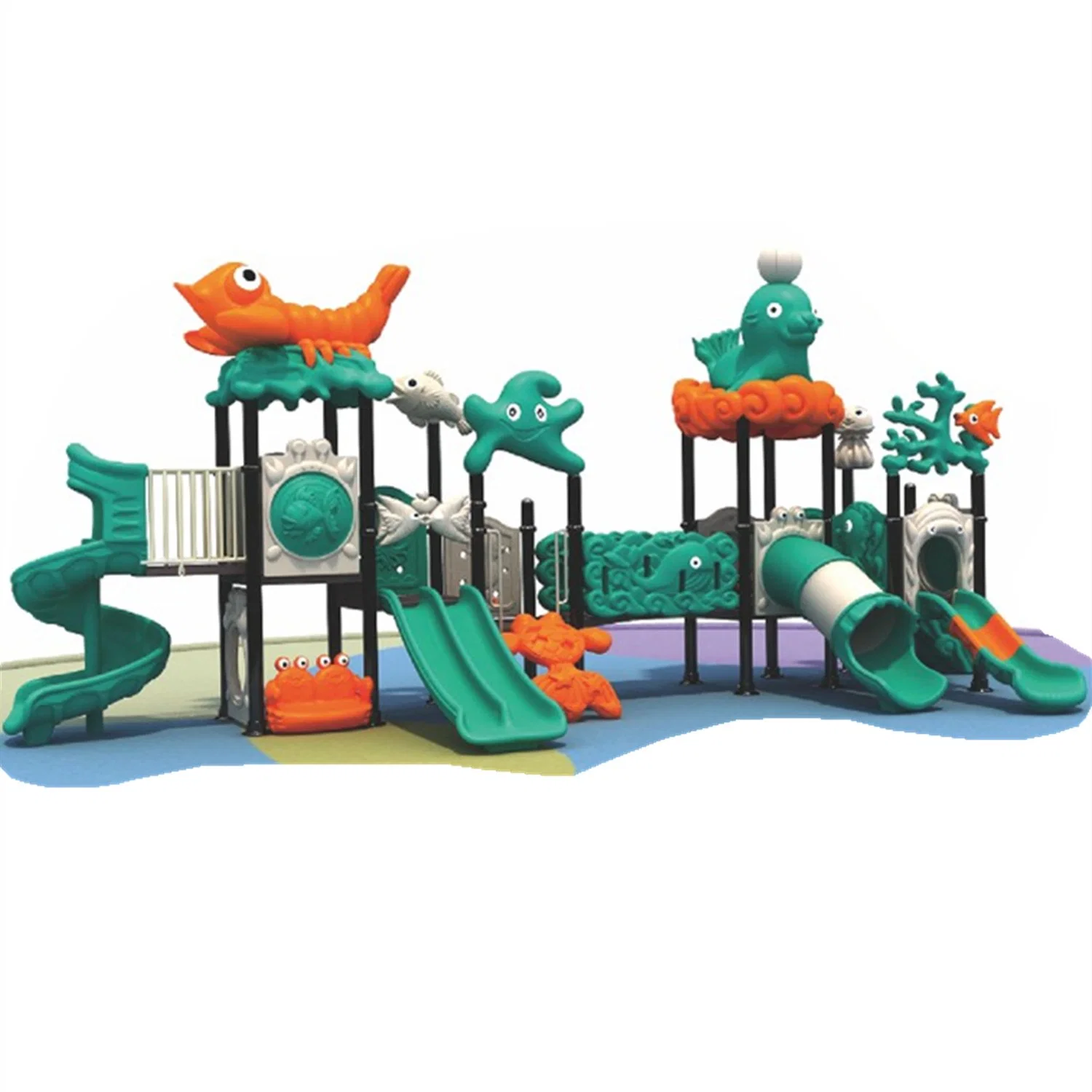 School Children Outdoor Playground Slides Kids Amusement Park Equipment 290b