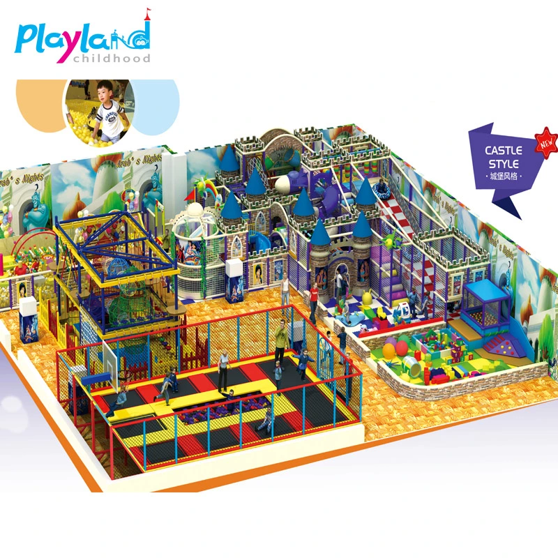 Asia Indoor Playground Trampolin Park Soft Vergnügungspark für Kinder