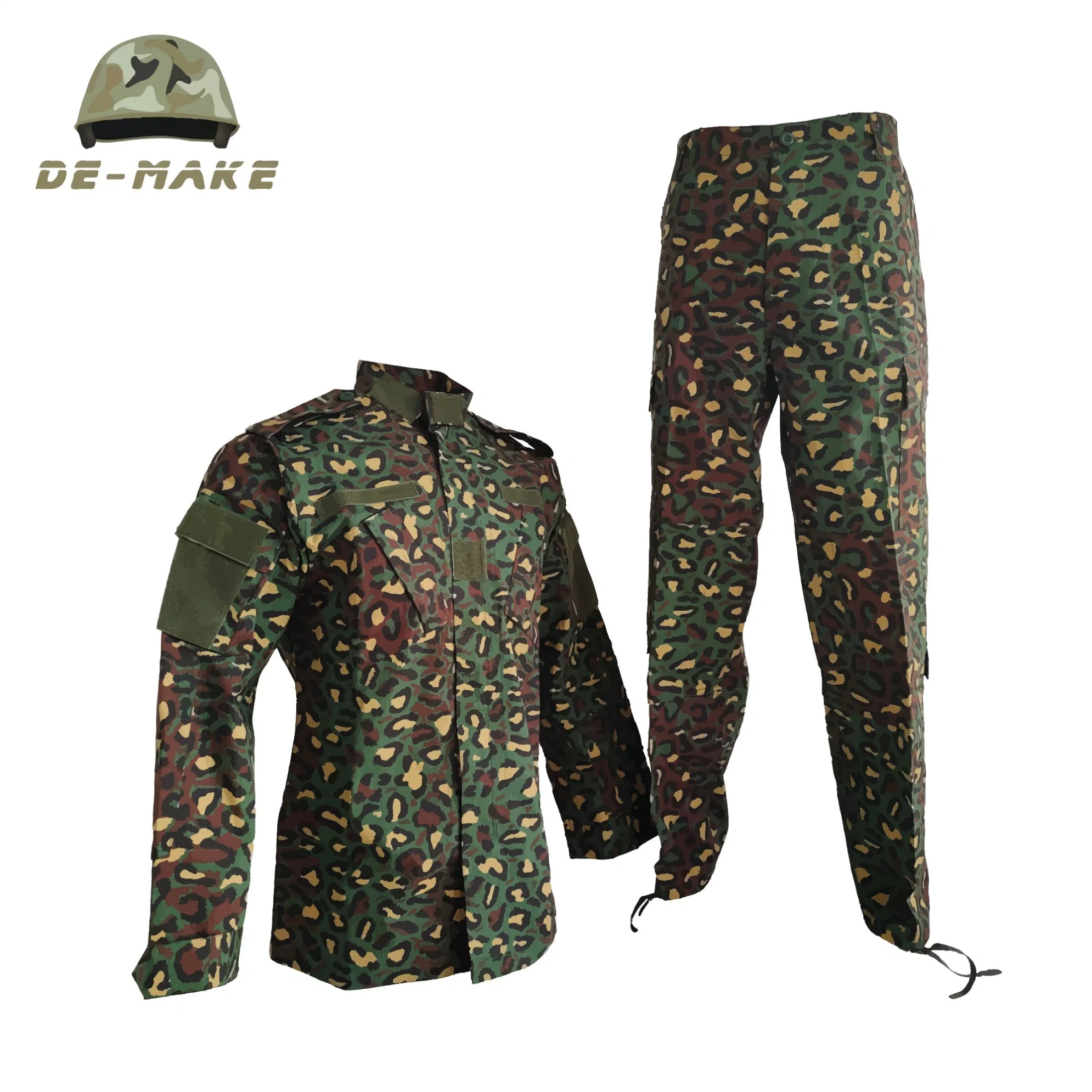 Nouvelle tenue militaire Acu pour hommes, uniforme ouest-africain personnalisé en camouflage multi-matériaux.