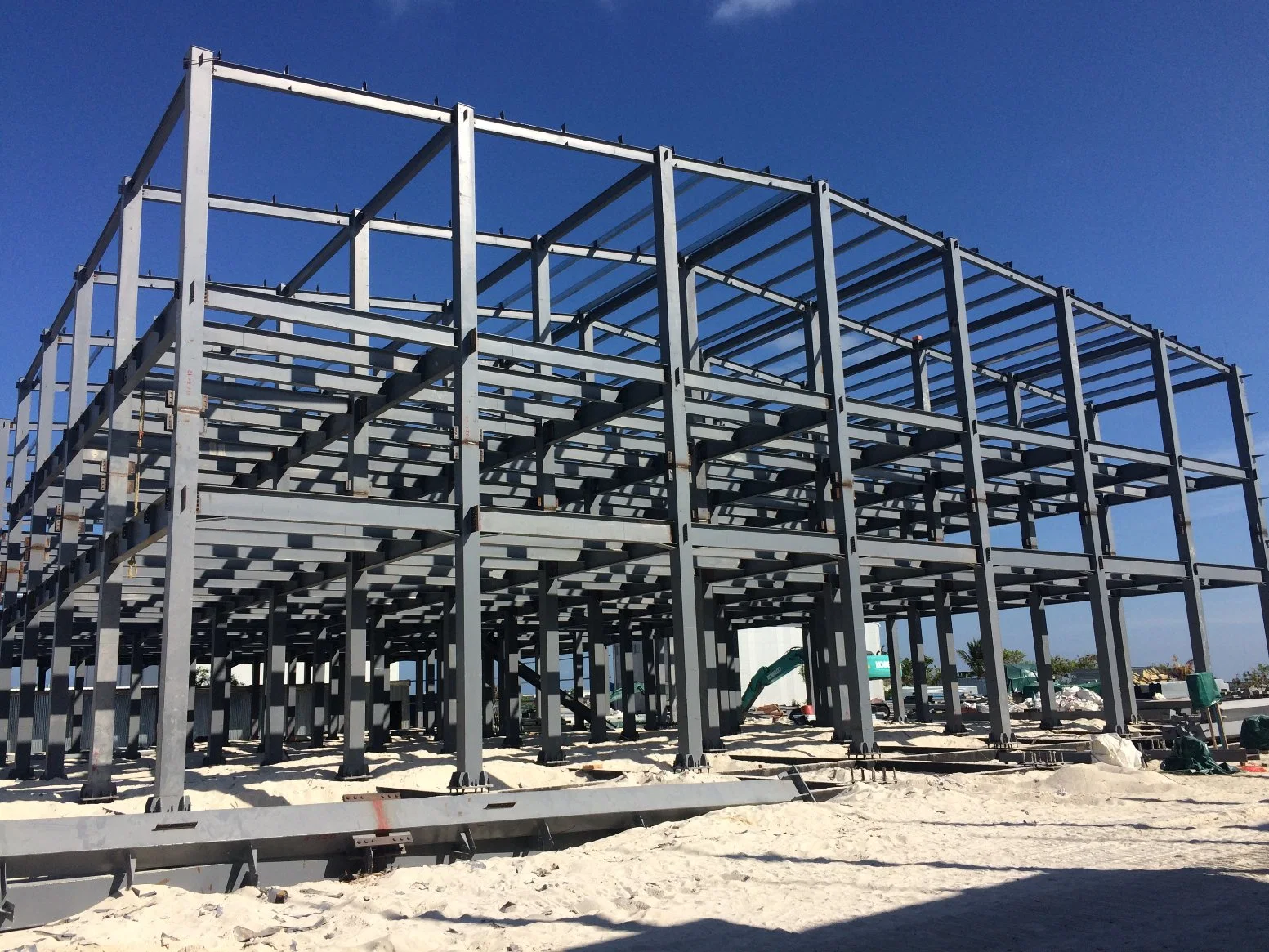 Entrepôt de structure en acier préfabriqué Maison préfabriquée