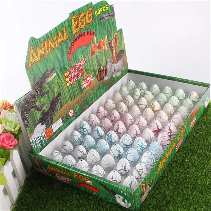 Cute Magic Hatching Growing Dinosaur Eggs Add Water Growing Dinosaur Novelty Gag Toys for Child Kids Educational Toys Gifts