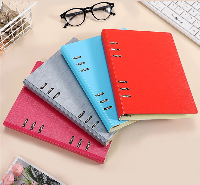 Hot-Sale Office Supplier Waterproof Hard-Cover Refillable 6-Ringbinder Notebook-A5